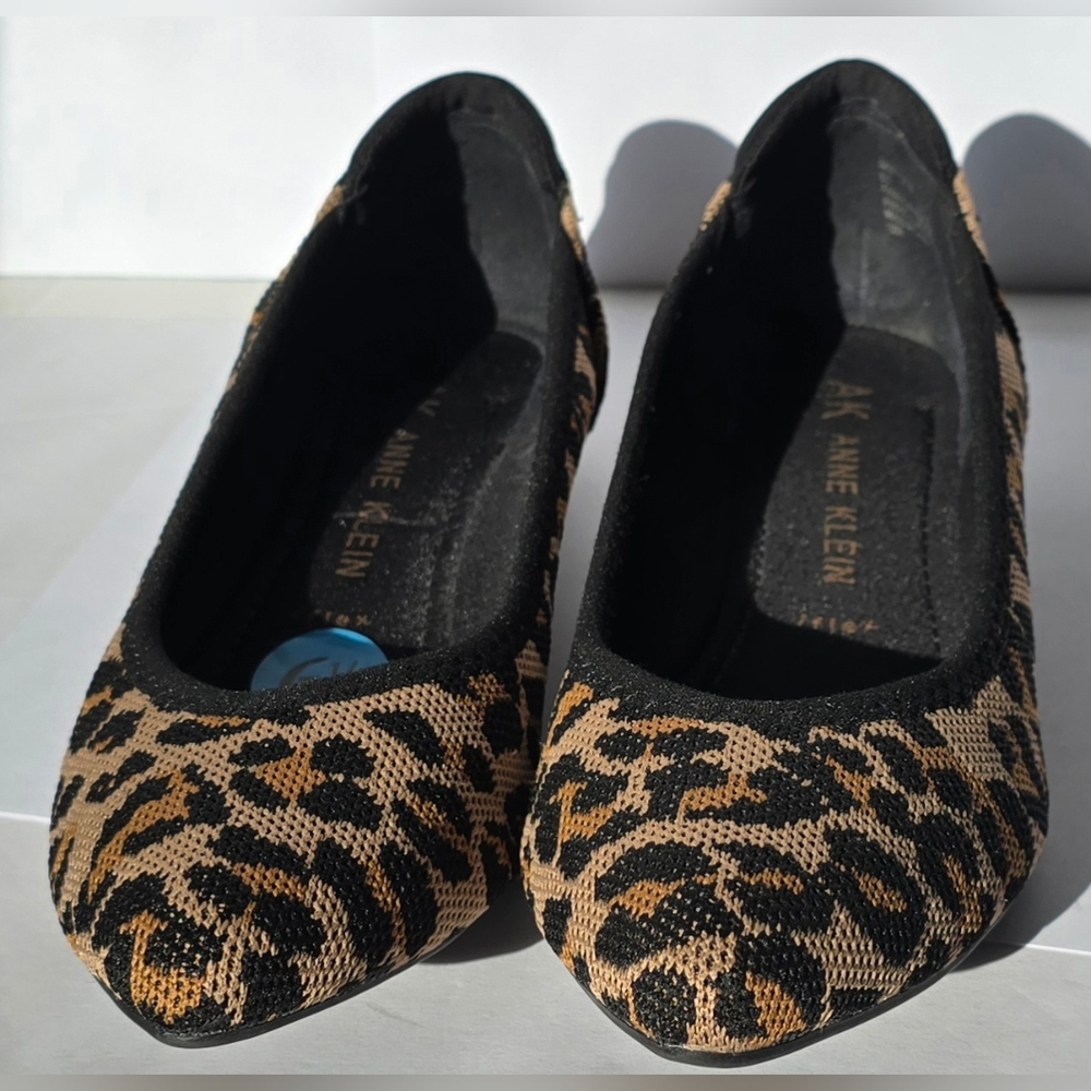NEW Anne Klein Leopard Size 6.5 Print Women's Flats - Picture 5 of 8